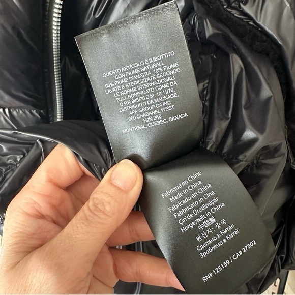 Mackage Rune Moto Sherpa Down Puffer Jacket - Picture 15 of 16